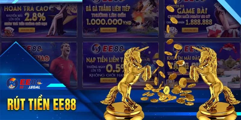Các phương thức rút tiền EE88 có tại nhà cái